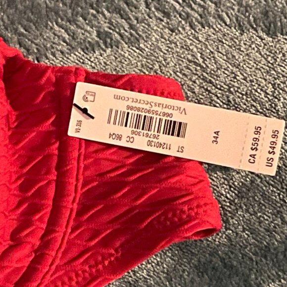 Victoria's Secret, Strappy Back, Full Coverage Top & Cheeky Bikini, NEW! - Picture 4 of 9